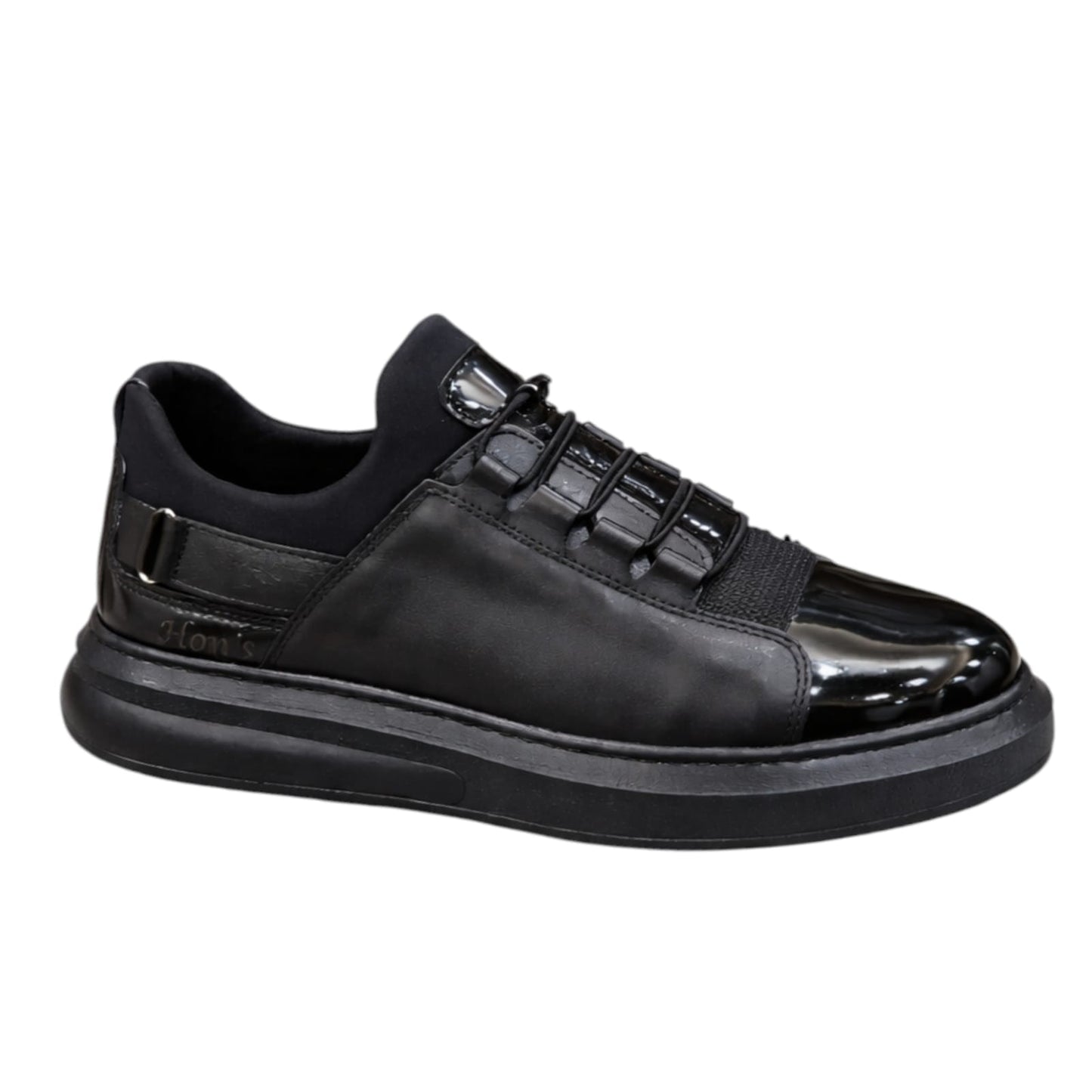HON’S Nova Flex Lastik Bağcıklı Hakiki Deri Erkek Sneaker 2620