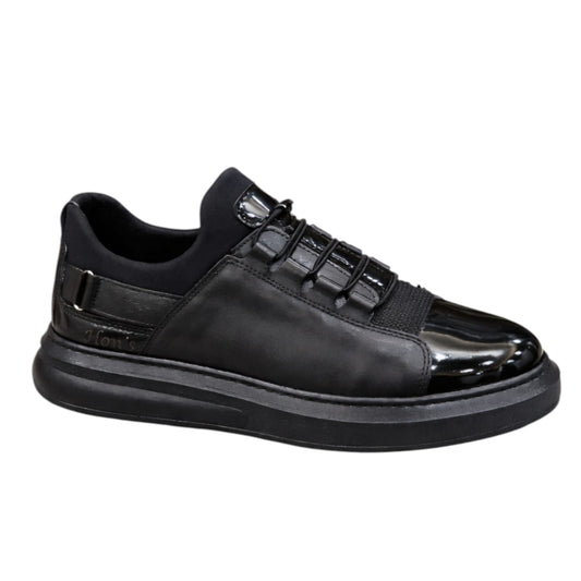 HON’S Nova Flex Lastik Bağcıklı Hakiki Deri Erkek Sneaker 2620