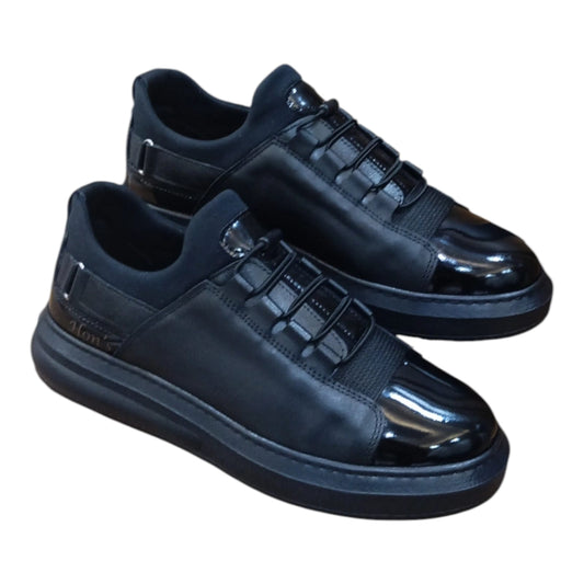 HON’S Nova Flex Lastik Bağcıklı Hakiki Deri Erkek Sneaker 2620