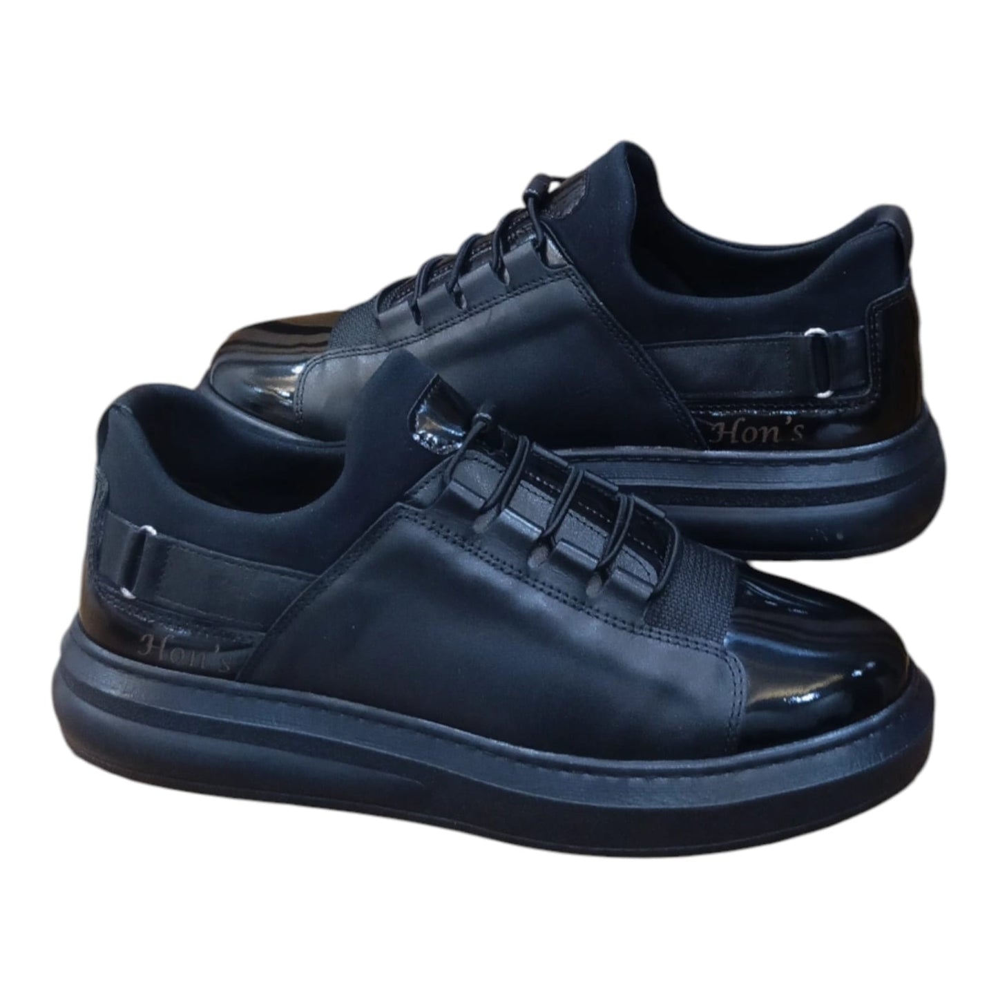 HON’S Nova Flex Lastik Bağcıklı Hakiki Deri Erkek Sneaker 2620