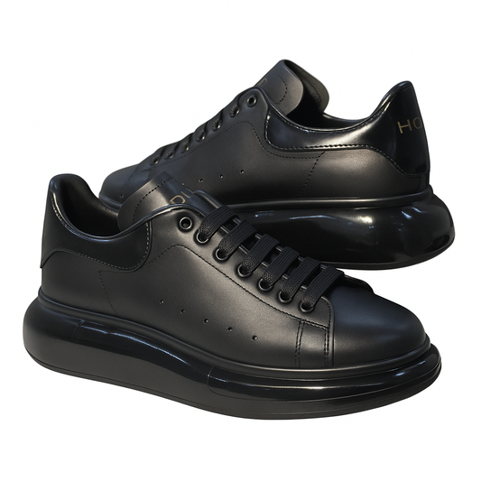 HON'S CITY CORE Erkek Spor Ayakkabı – Hakiki Deri, Air Taban, Bağcıklı, Günlük Kullanım için Rahat ve Şık Sneaker