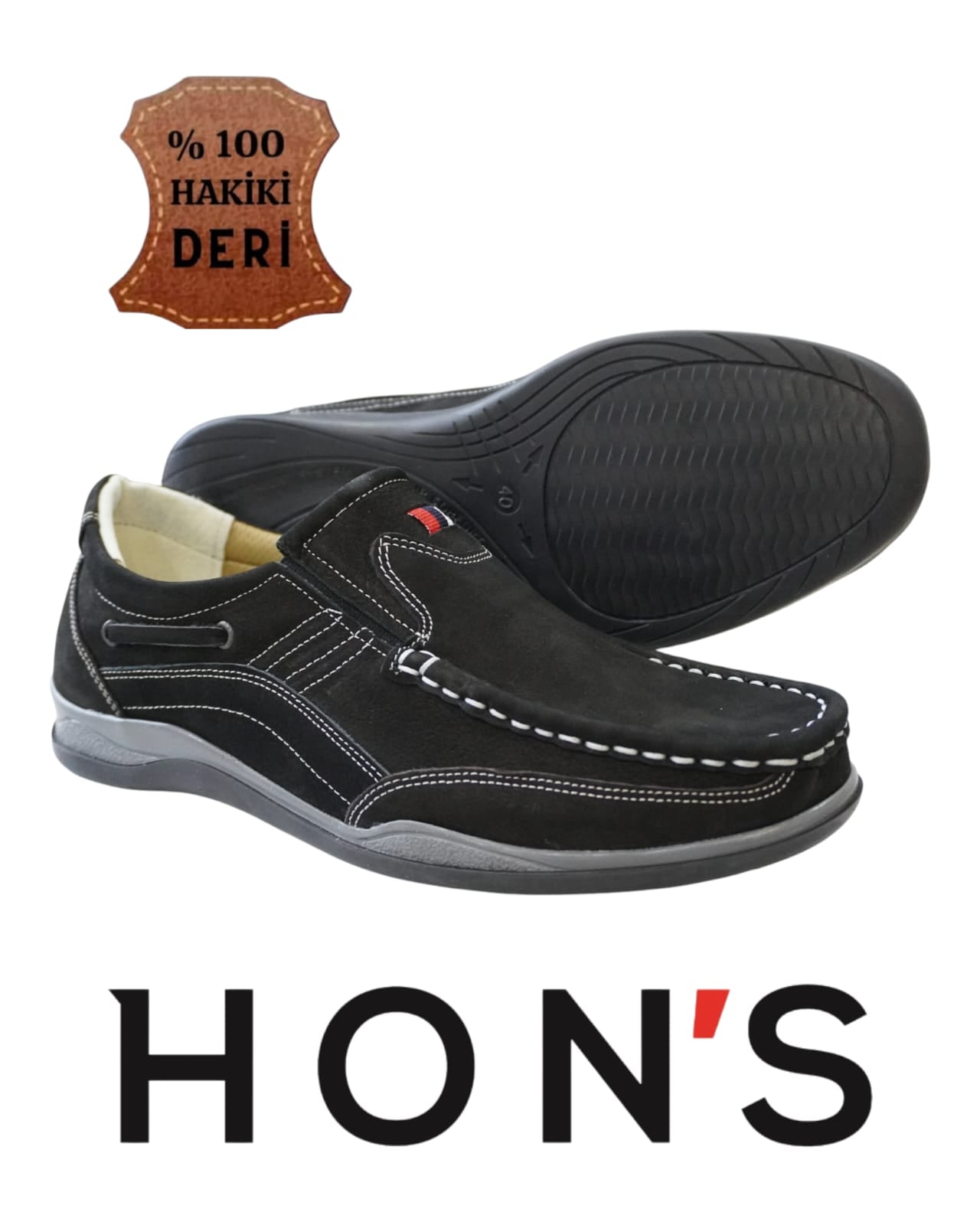 Erkek Günlük Ayakkabı –%100 Hakiki Nubuk Deri, Ortopedik Termo Taban, Rahat ve Şık Slip-On Model