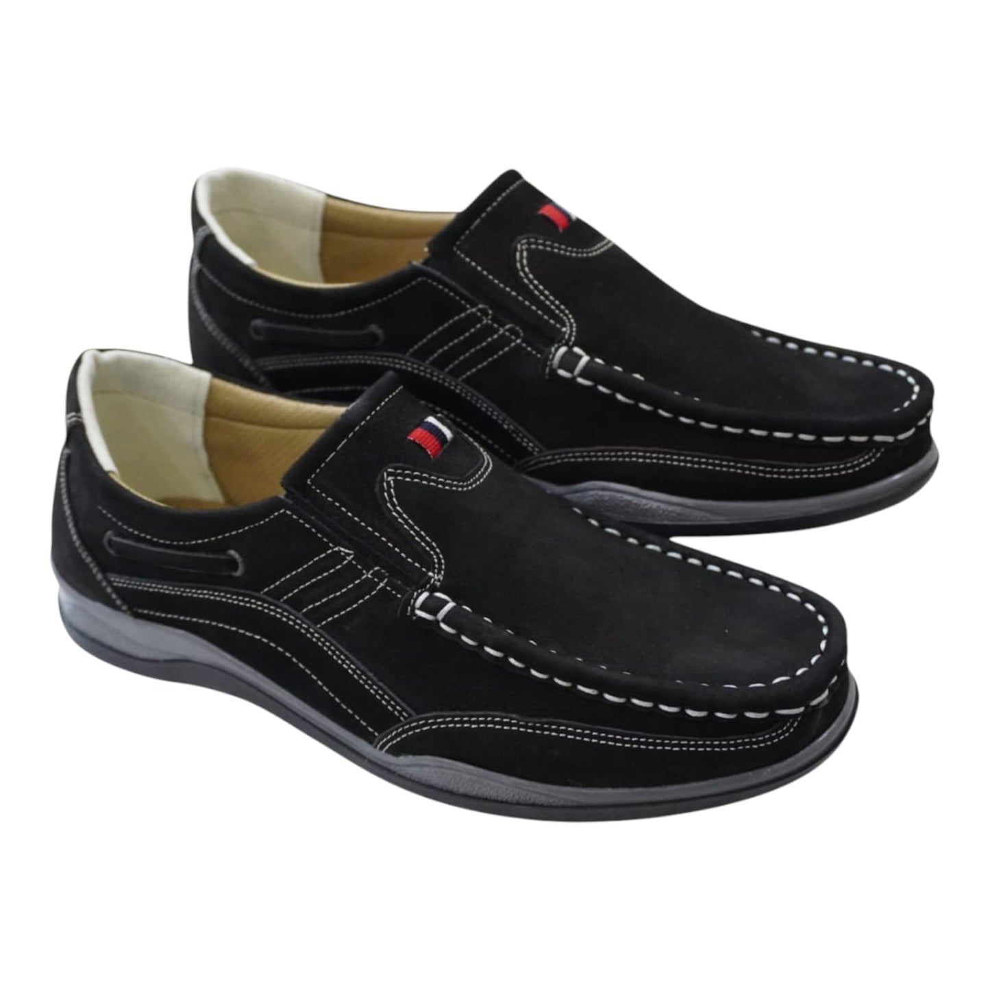 Erkek Günlük Ayakkabı –%100 Hakiki Nubuk Deri, Ortopedik Termo Taban, Rahat ve Şık Slip-On Model