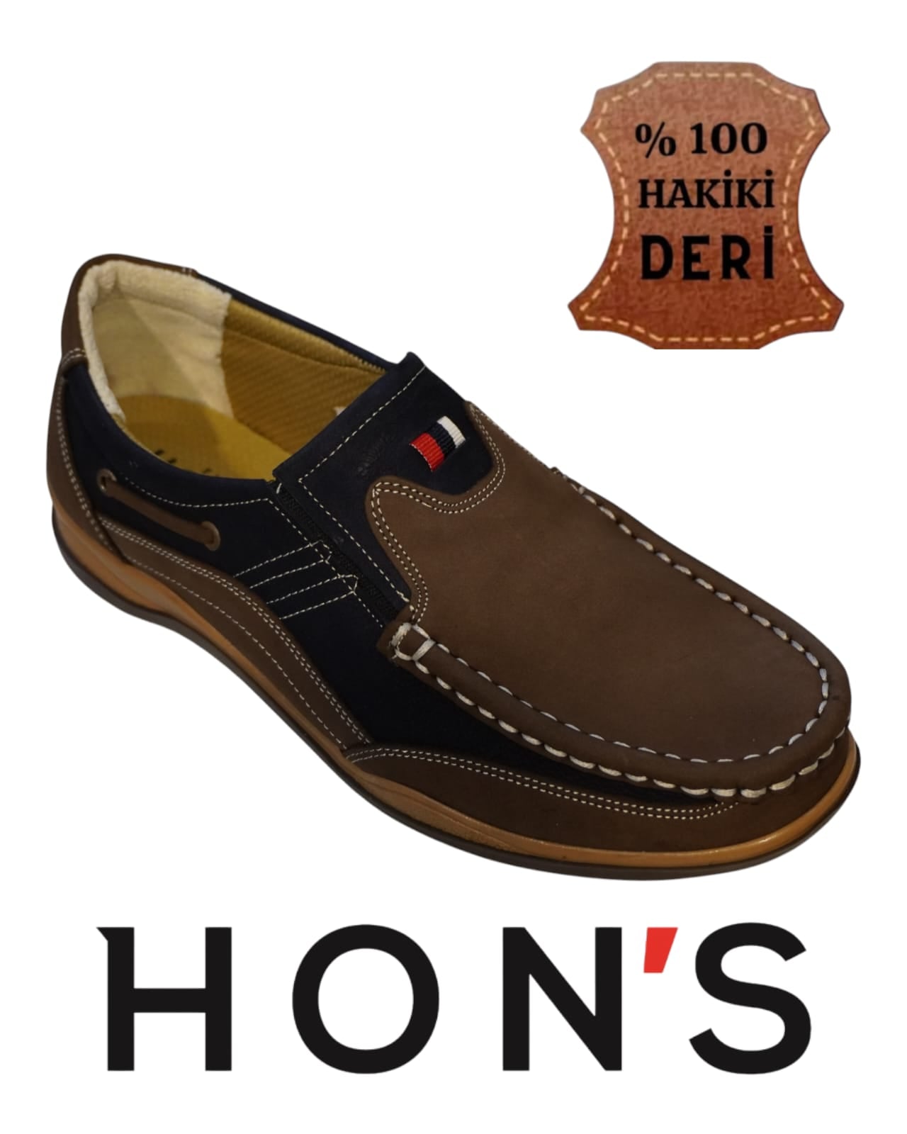 Erkek Günlük Ayakkabı –%100 Hakiki Nubuk Deri, Ortopedik Termo Taban, Rahat ve Şık Slip-On Model