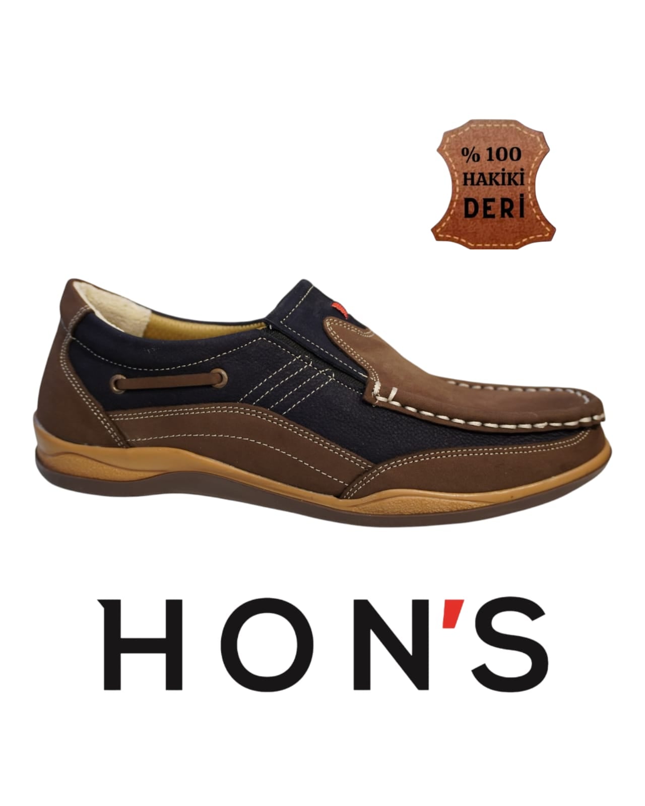 Erkek Günlük Ayakkabı –%100 Hakiki Nubuk Deri, Ortopedik Termo Taban, Rahat ve Şık Slip-On Model