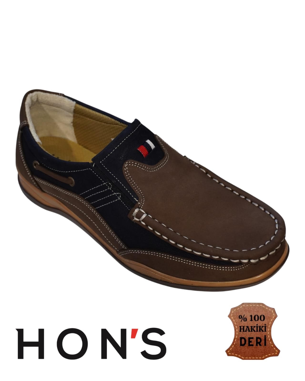 Erkek Günlük Ayakkabı –%100 Hakiki Nubuk Deri, Ortopedik Termo Taban, Rahat ve Şık Slip-On Model