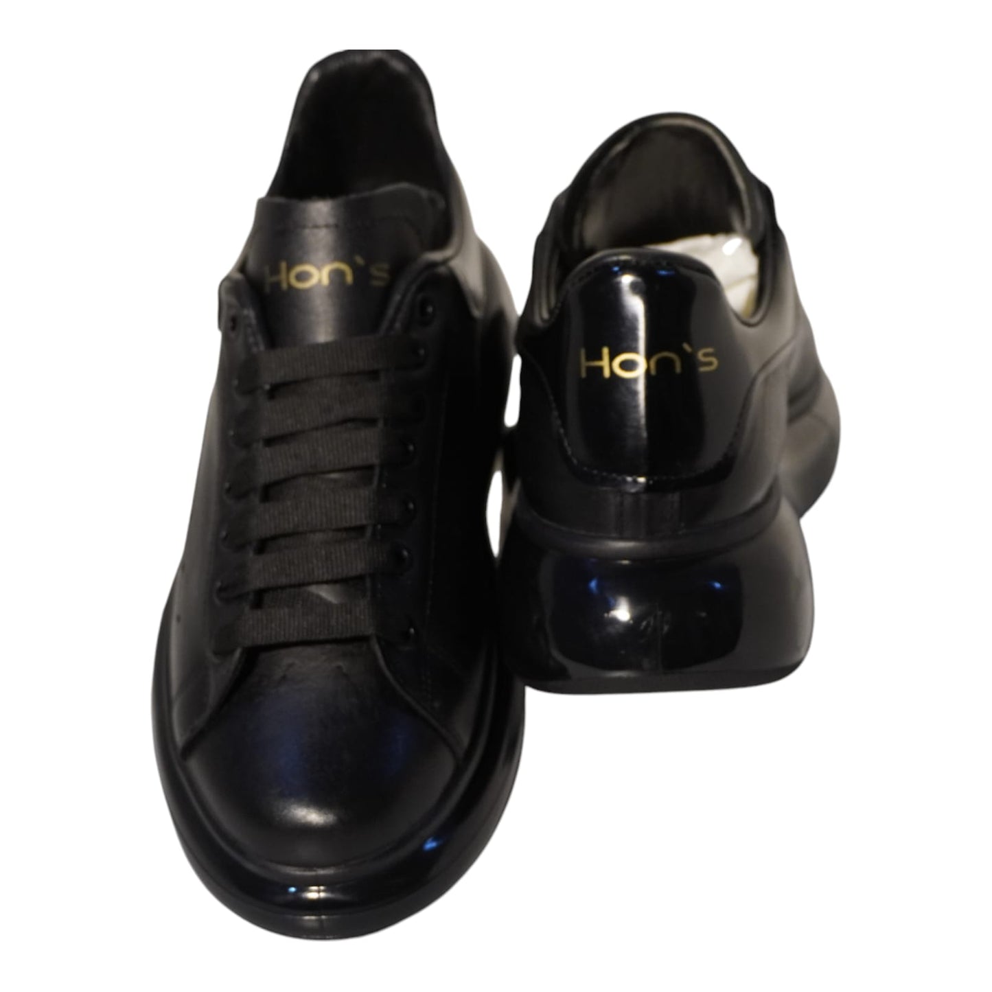 HON'S CITY CORE Erkek Spor Ayakkabı – Hakiki Deri, Air Taban, Bağcıklı, Günlük Kullanım için Rahat ve Şık Sneaker