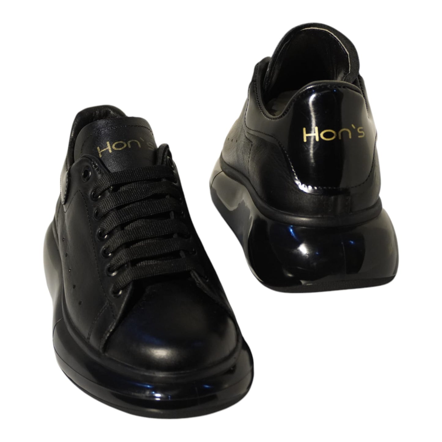 HON'S CITY CORE Erkek Spor Ayakkabı – Hakiki Deri, Air Taban, Bağcıklı, Günlük Kullanım için Rahat ve Şık Sneaker