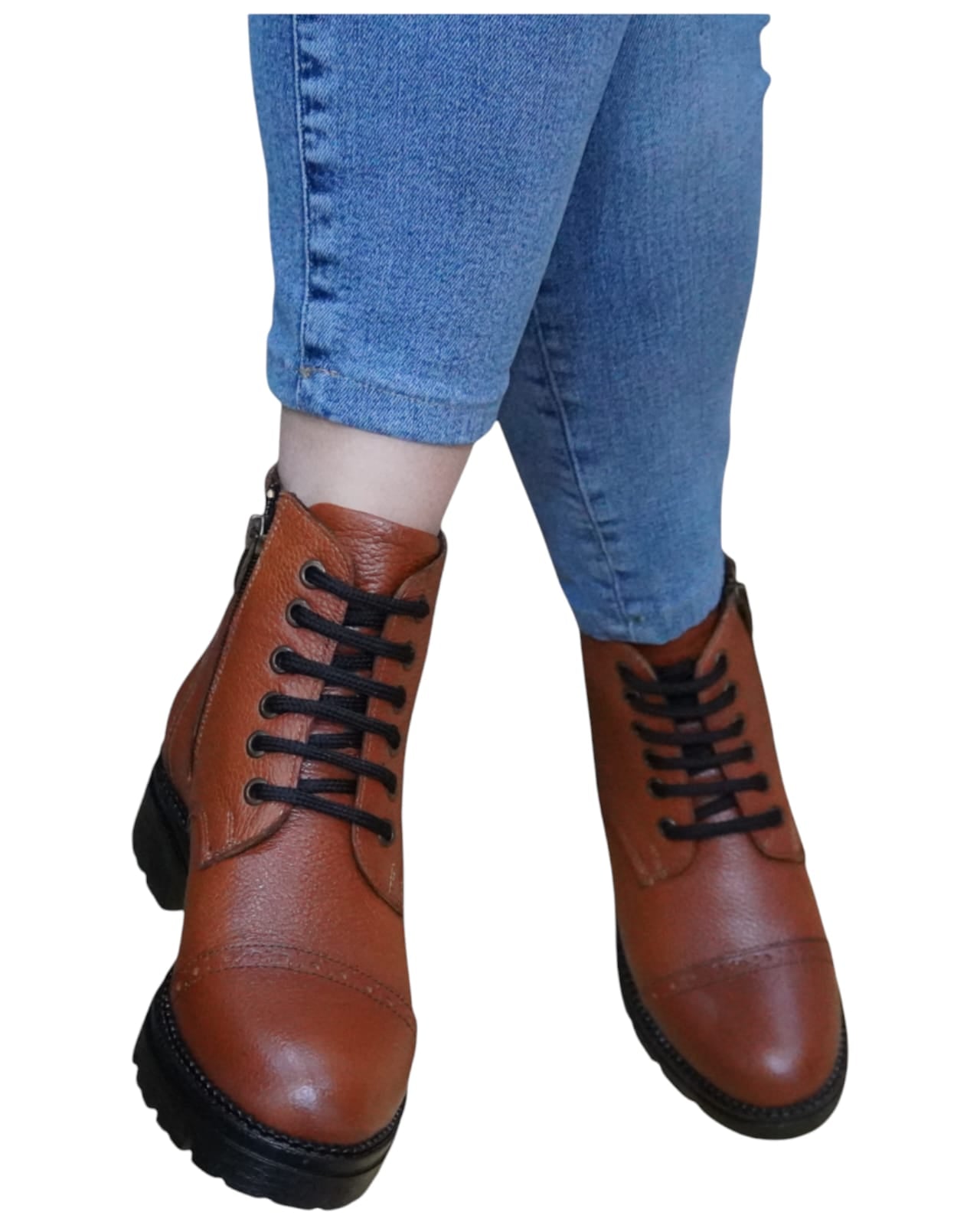 HON'S Hakiki Deri Kadın Bot , Su Geçirmez Bot Kaymaz Taban , Kışlık Bot  Premium Seri ( HSA006 )