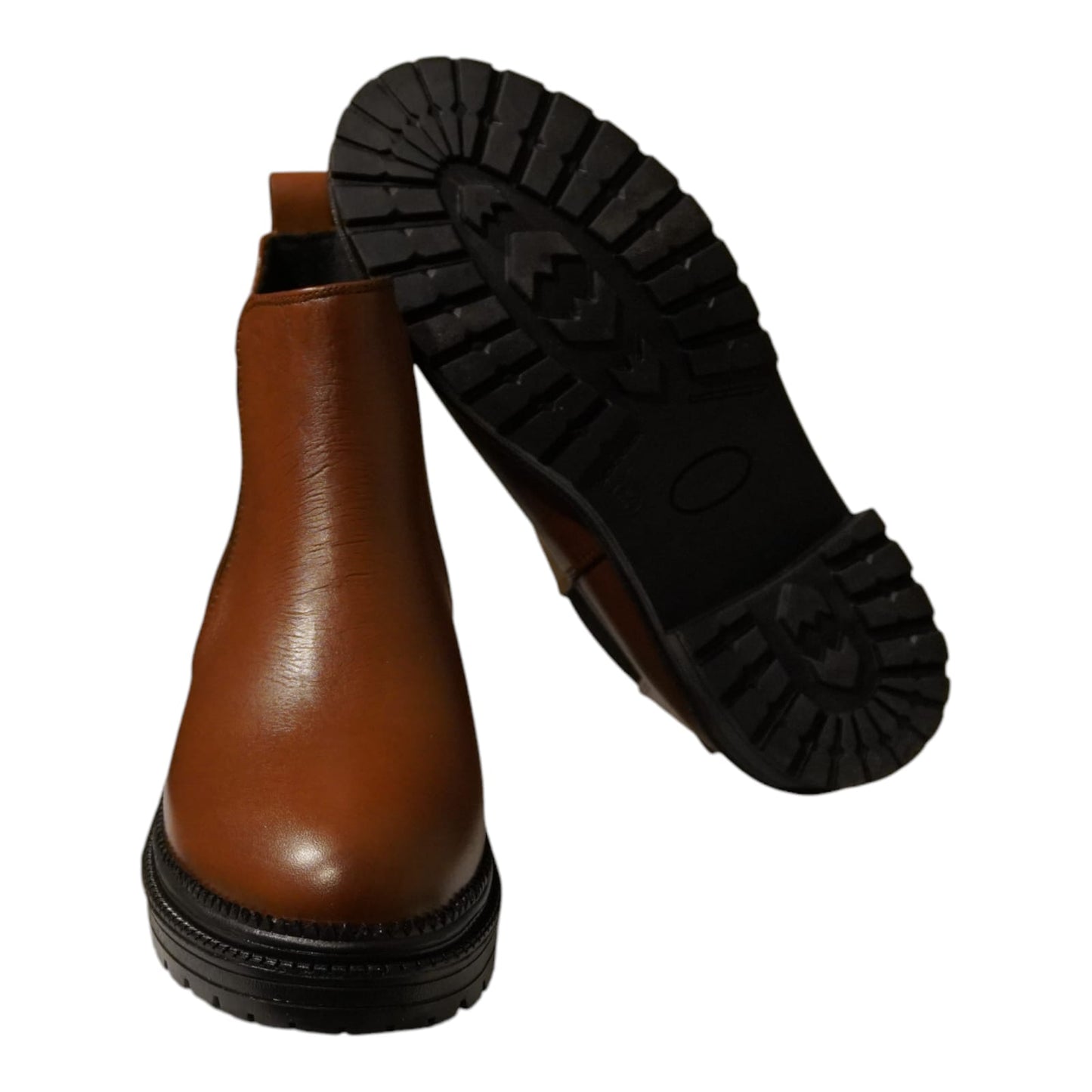 HON’S Hakiki Deri Kadın Chelsea Bot – Kaydırmaz Kalın Taban,