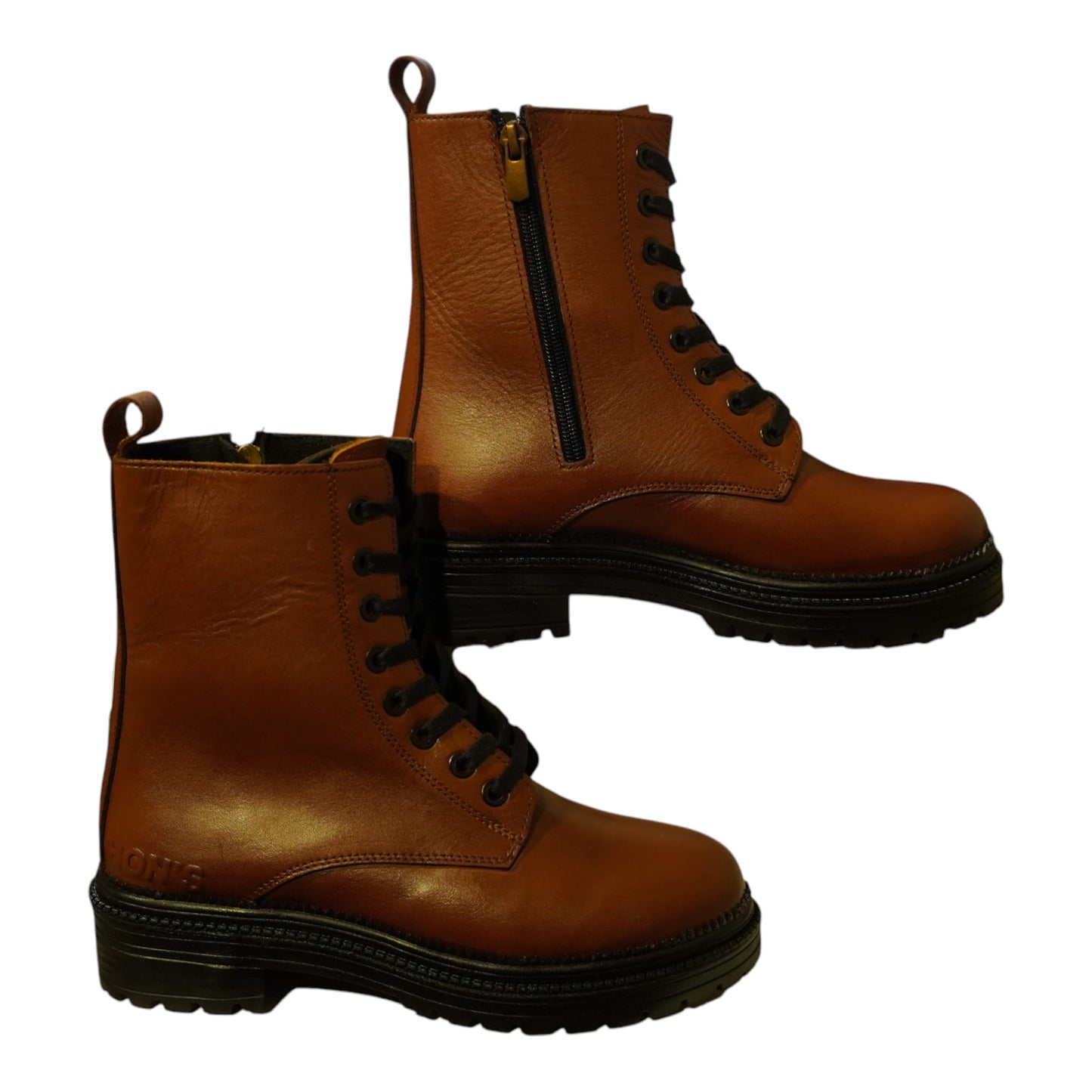 HON’S RAVEN Hakiki Deri Kadın Bot | Fermuarlı, Kaymaz Taban