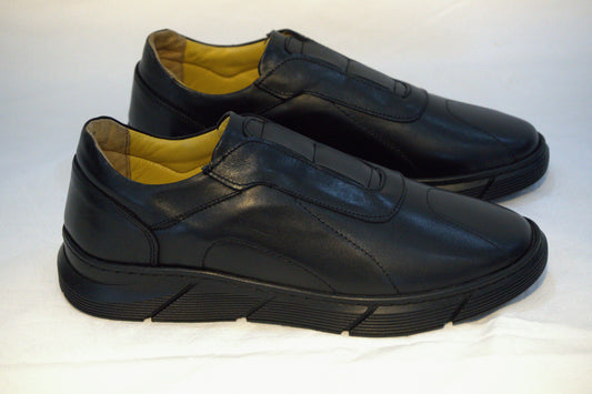 HON'S Hakiki Iç Dış Deri Ortopedik topuk jejli tabanlik Siyah Erkek Ayakkabı (hsa004 ) Bagciksiz