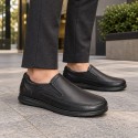 Hon's Comfort – Bağcıksız Hakiki Deri Erkek Ayakkabısı (Kaymaz Kauçuk Poli Taban)
