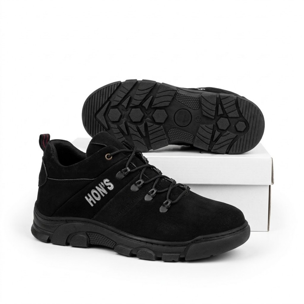 HON’S TERRA Hakiki Deri Erkek Outdoor Yürüyüş Ayakkabısı Trekking Sneaker Kısa Bot