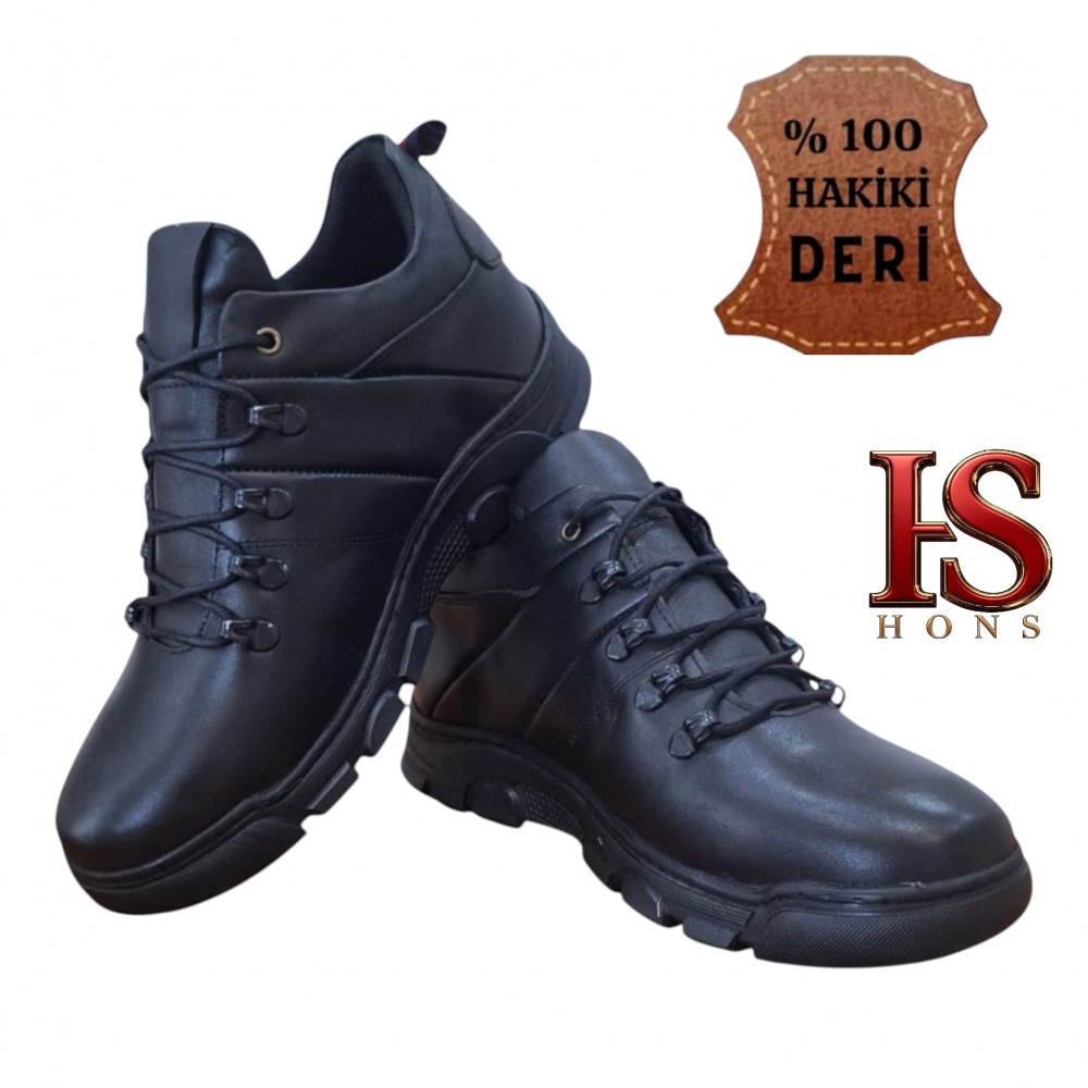 HON’S TERRA Hakiki Deri Erkek Outdoor Yürüyüş Ayakkabısı Trekking Sneaker Kısa Bot